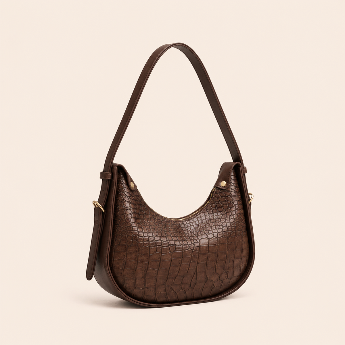 VILLORA Croc Shoulder Bag