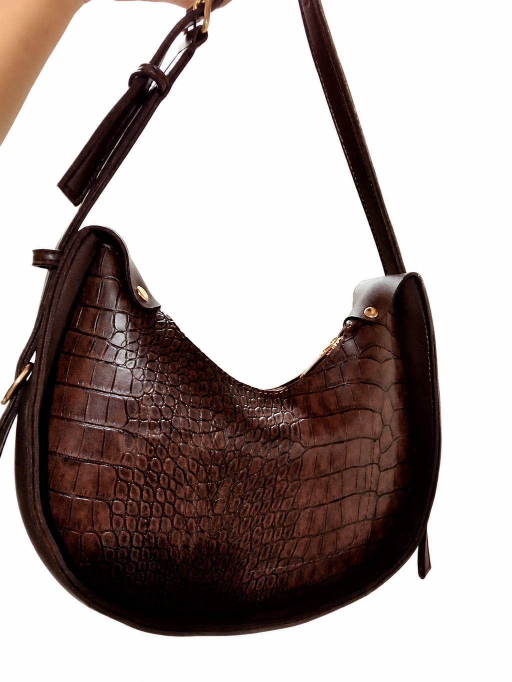 Villora Croc Shoulder Bag